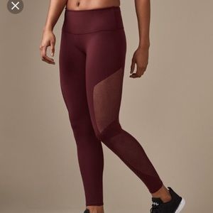 Reveal Tights in Deep Rouge